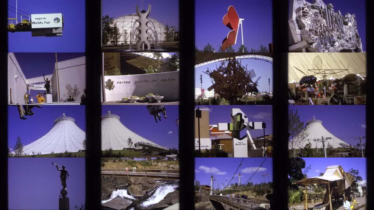 Expo 74 World's Fair home movie collage from Seattle.