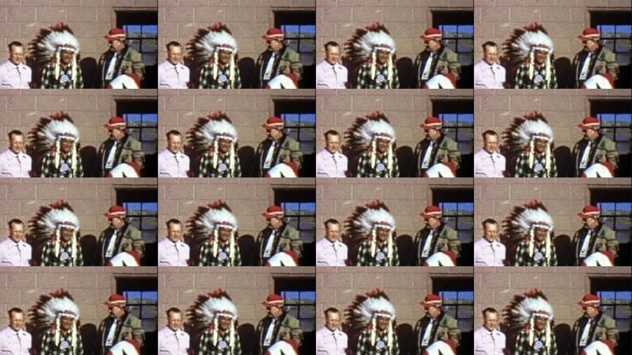 1957 Alaska Baptist Church Missionaries archival home movie collage showing representative scenes from this vintage stock footage collection