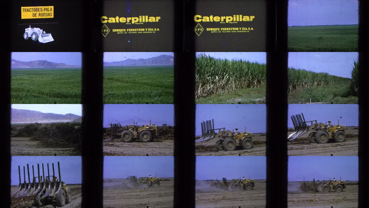 1965 Pueblo Mexico archival home movie collage showing representative scenes from this vintage stock footage collection