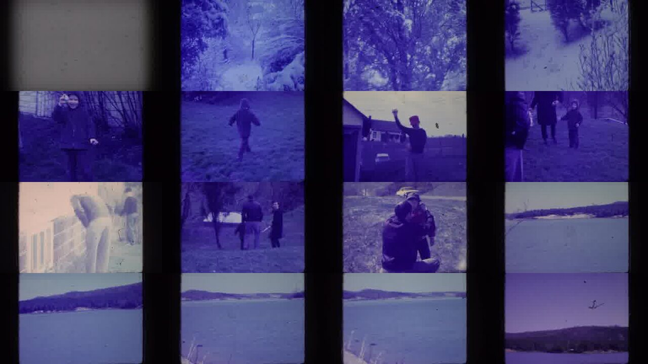 1966 New Jersey archival home movie collage showing representative scenes from this vintage stock footage collection