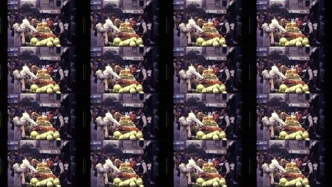 1983 Denmark archival home movie collage showing representative scenes from this vintage stock footage collection